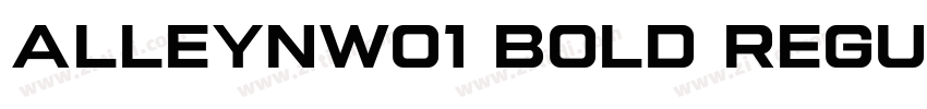 AlleynW01 Bold Regul字体转换
